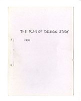 藏品(“THE PLAN OF DESIGN STUDY”筆記)的圖片